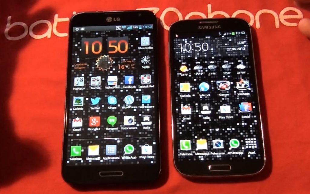 LG Optimus G Pro vs Samsung Galaxy S4