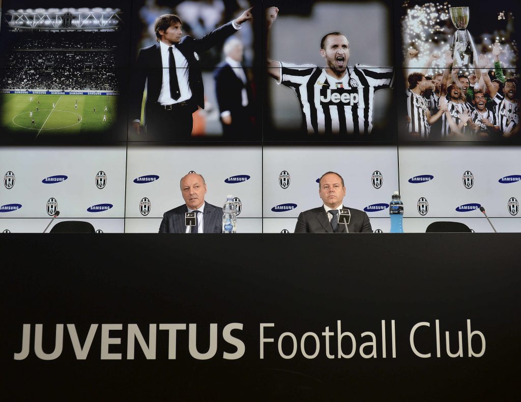 Conferenza di presentazione della partnership tra Samsung e Juventus