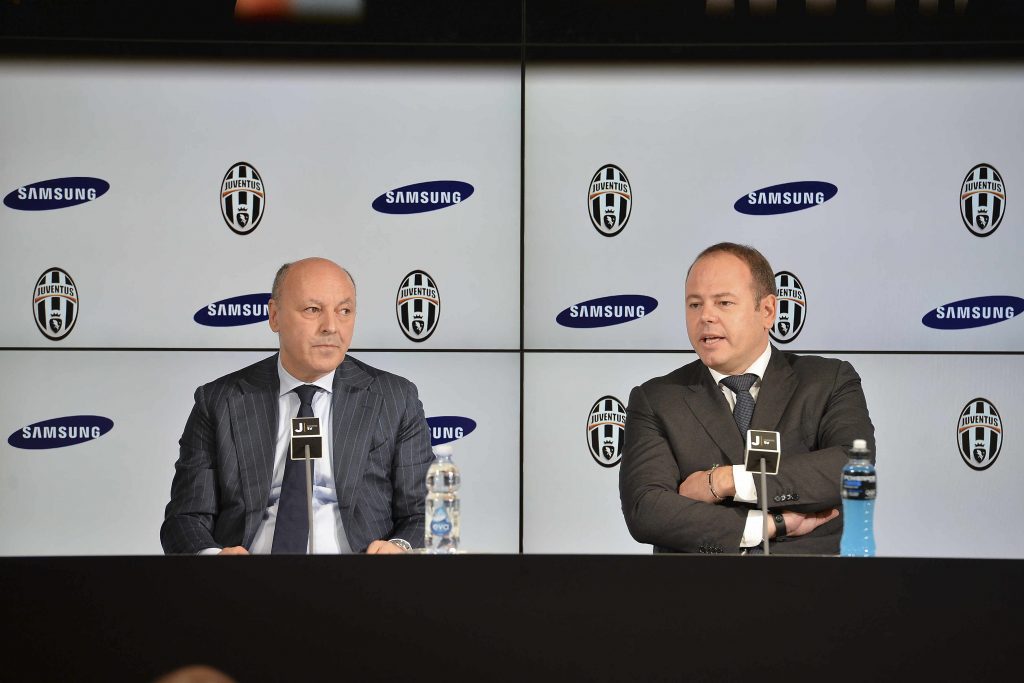 Conferenza di presentazione della partnership tra Samsung e Juventus