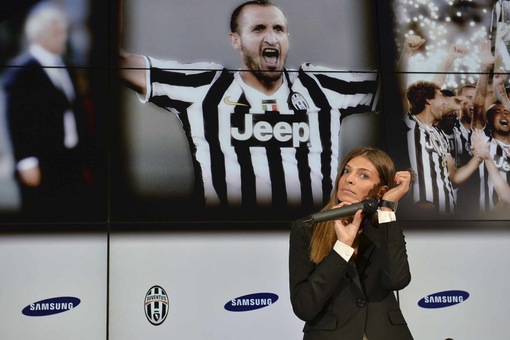 Conferenza di presentazione della partnership tra Samsung e Juventus