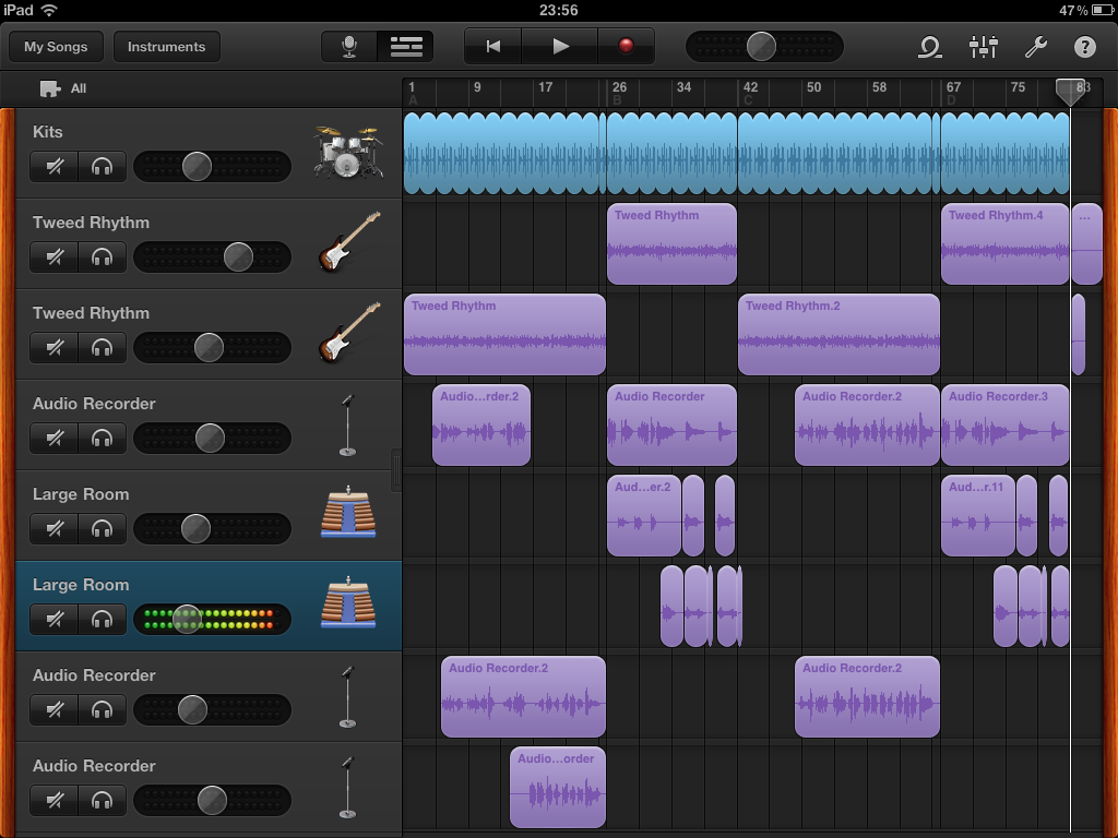 GarageBand-song-ipad