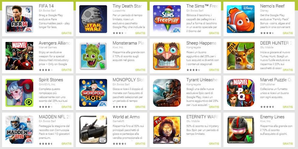 offerte google play