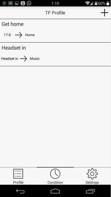 TF Profile Actions