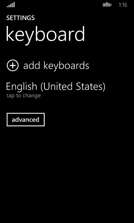 sdk 8.1 keyboard