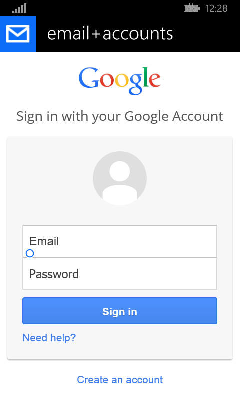 sdk 8.1 web account