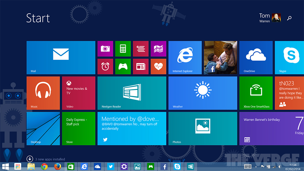 windows 8.1update1 verge2