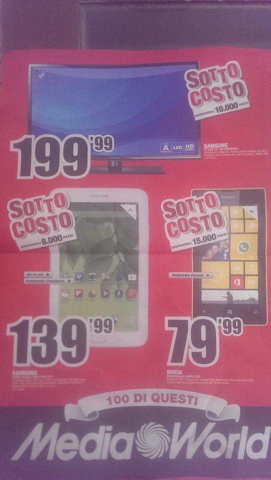 Offerta Mediaworld