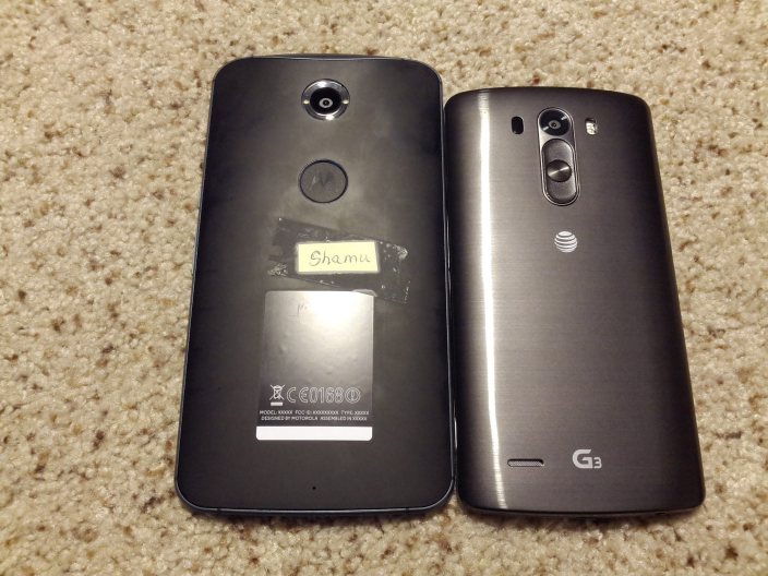 Nexus 6 vs LG G3