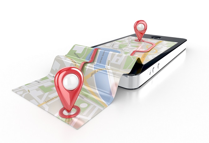 Ruckus SPoT location tracking-smartphone and map