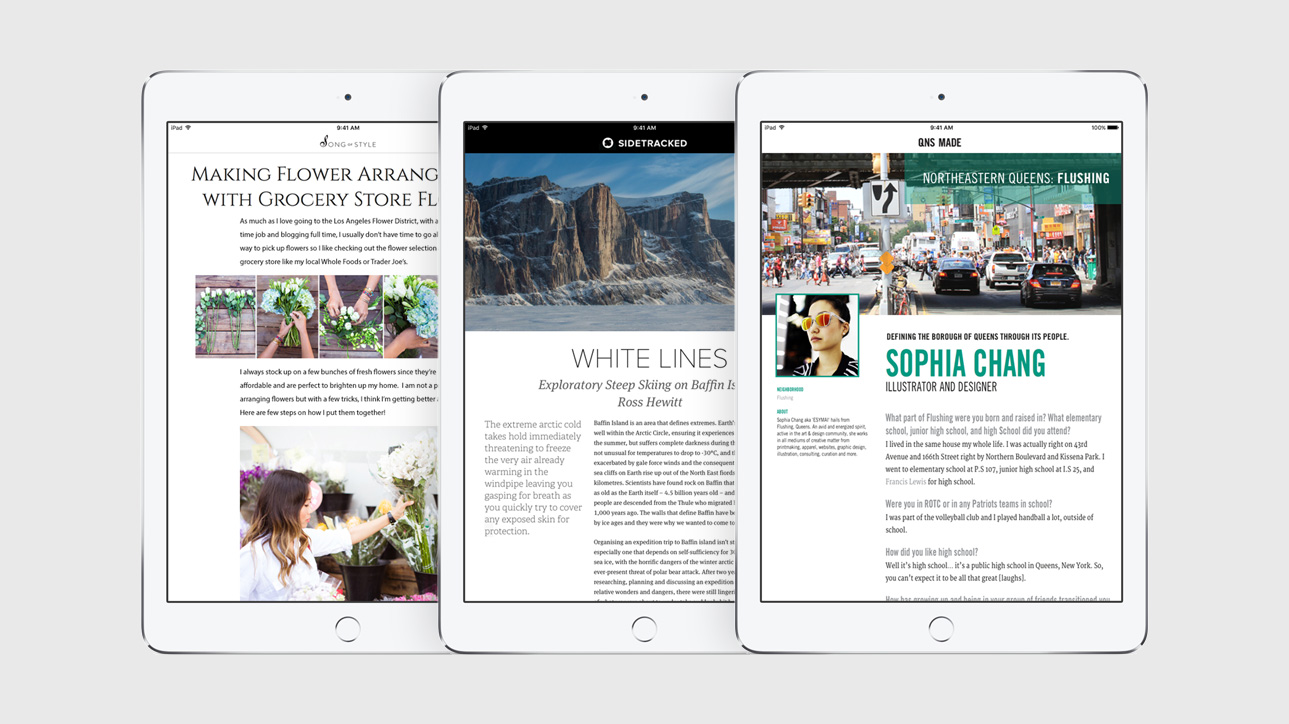 News App iOS 9
