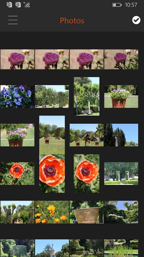 Eyefi Mobi Windows phone_photos view