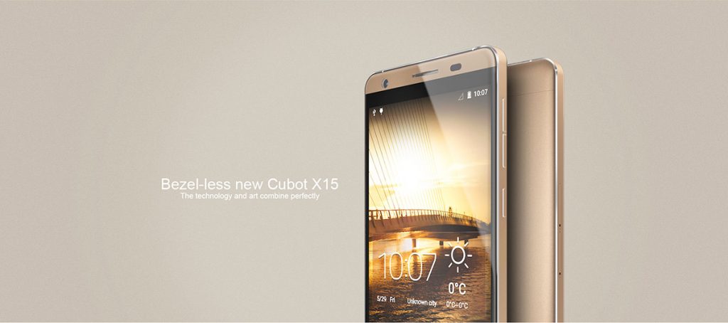 Cubot X15 bezel less