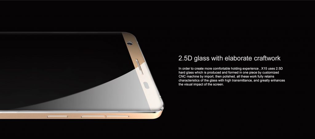 Cubot X15 display 2.5D