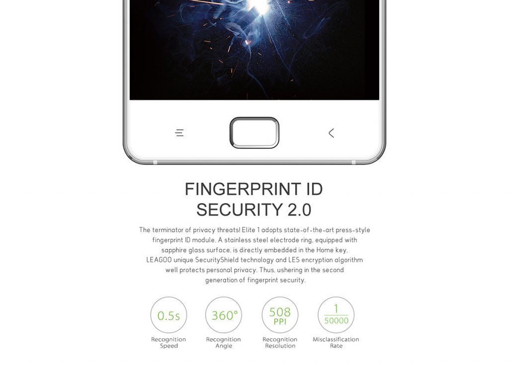 Leagoo Elite 1 Fingerprint ID