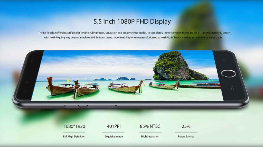 Ulefone Be Touch 2 Display