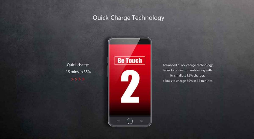 Ulefone Be Touch 2 Quick Charge
