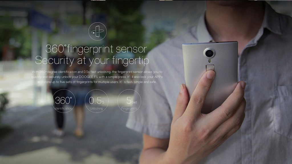 Doogee F5 fingerprint