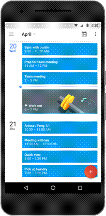 Obiettivi di Google Calendar2