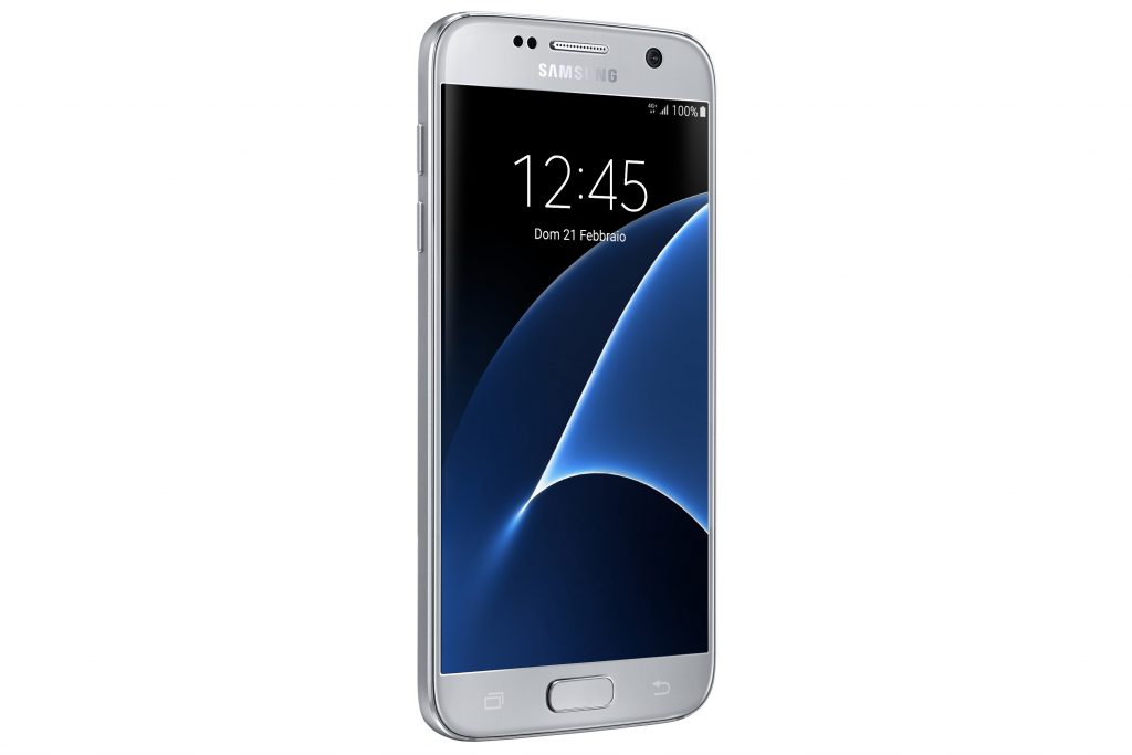 Samsung Galaxy S7 Silver_Angle 1 Lock