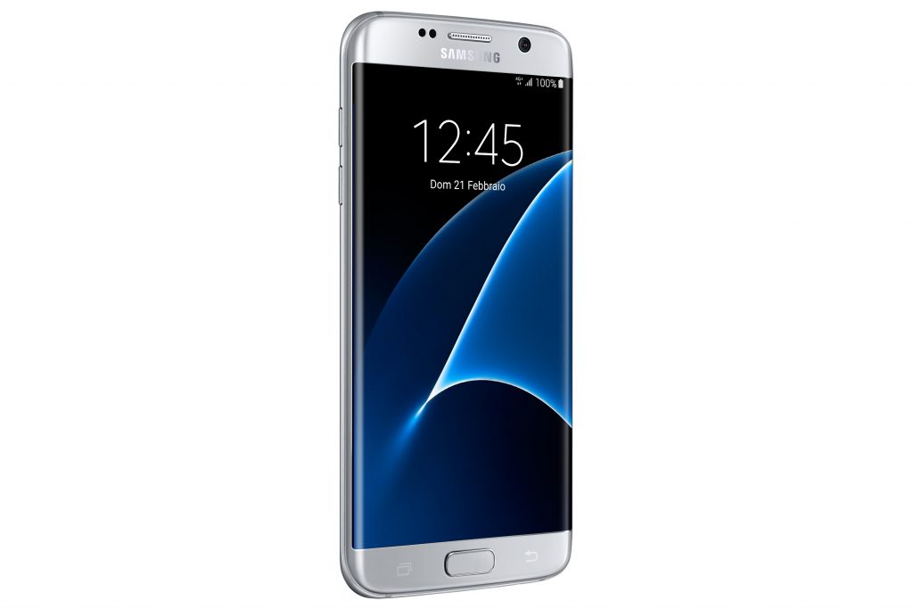 Samsung Galaxy S7 edge Silver_Angle 1 Lock