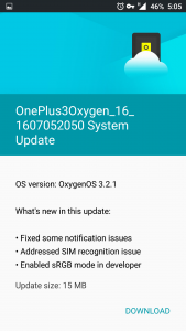OxygenOS 3.2.1