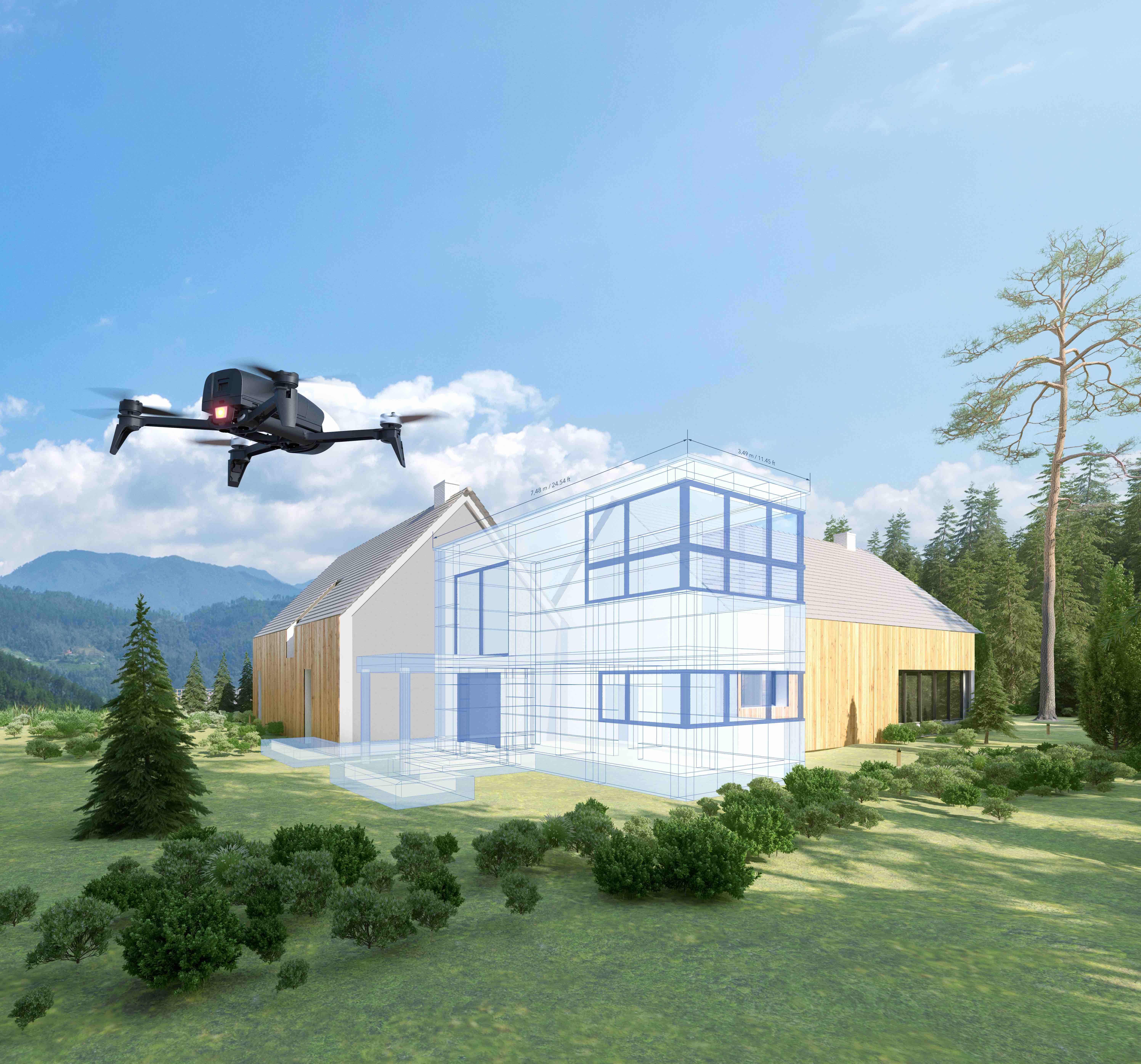 Parrot Bebop-Pro_3D_Modeling_HouseMapping