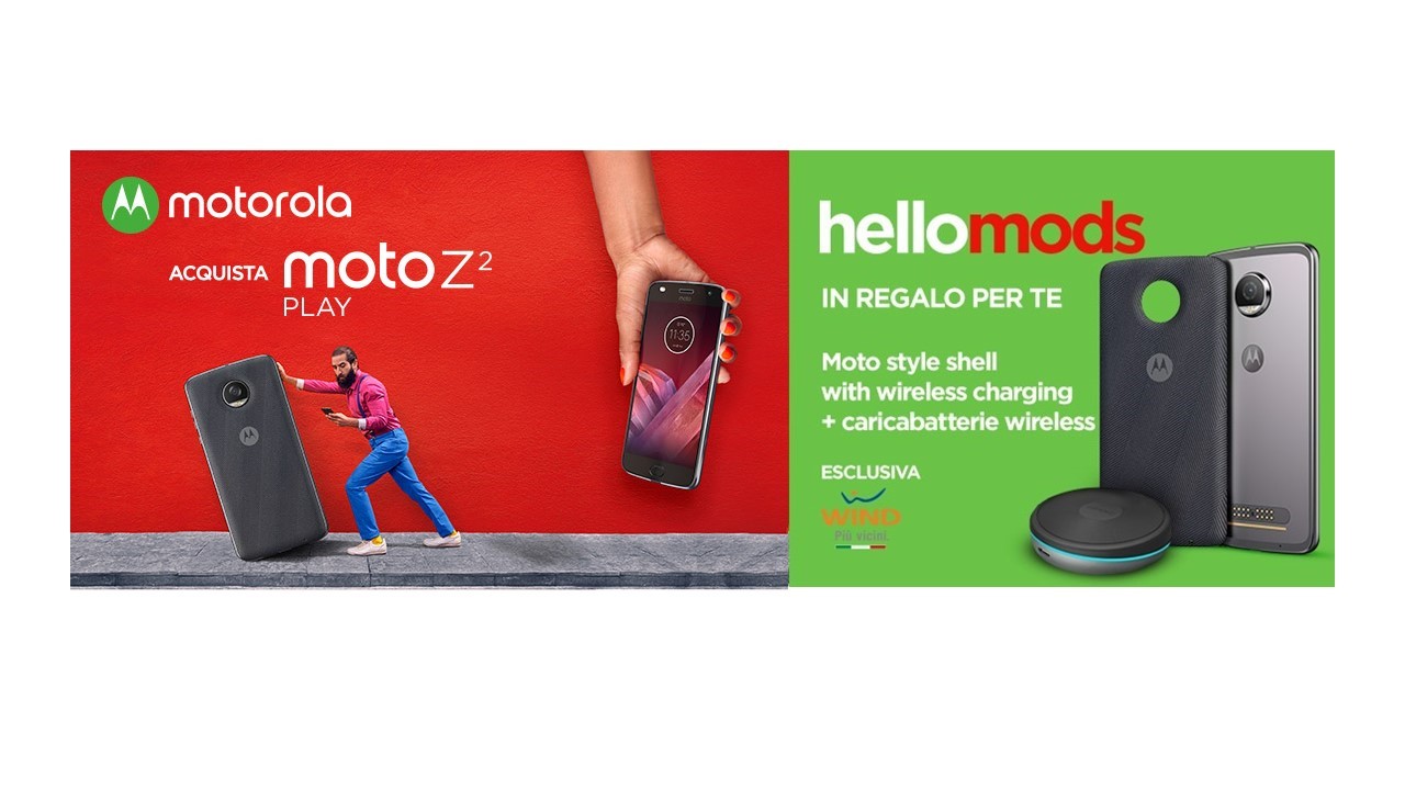 Promozione Motorola_Moto Style Shell con Wireless Charging