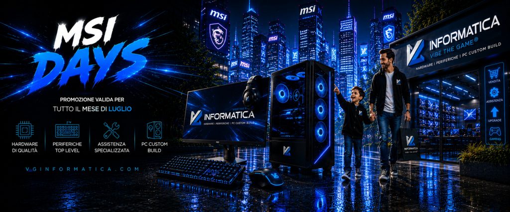 MSI Days con VG Informatica, sconti sui PC gaming