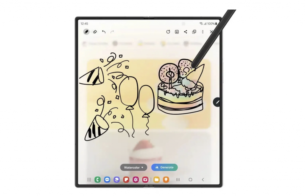 Samsung Galaxy Z Fold 7 avrà una S Pen ridisegnata