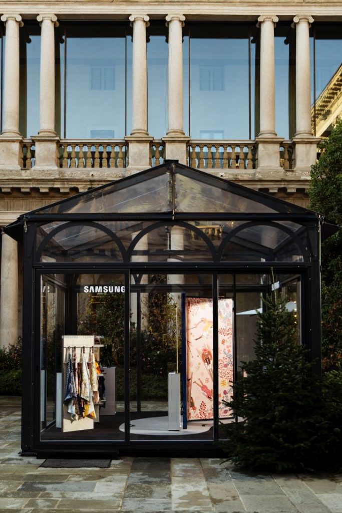 Samsung Chalet Milano porta tecnologia e stile nel Quadrilatero