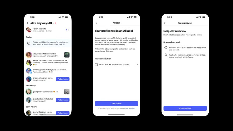 Instagram cambia le regole: stretta sui profili generati dall’AI