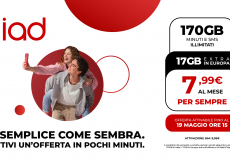 iliad TOP 170 PLUS: 170 GB a 7,99 euro e 17GB in Europa
