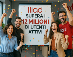 iliad cresce ancora: superati i 12 milioni di utenti attivi