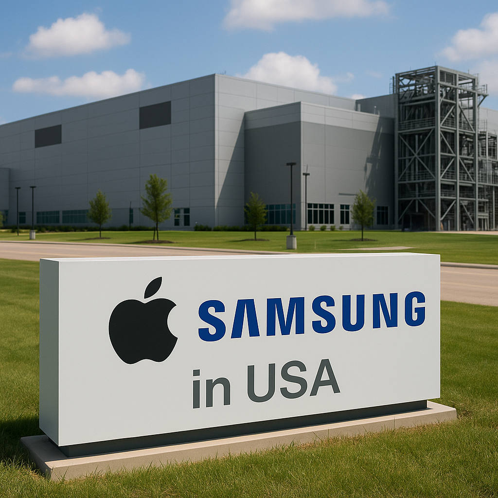 Apple sceglie Samsung per i chip: produzione negli USA e novità sui sensori