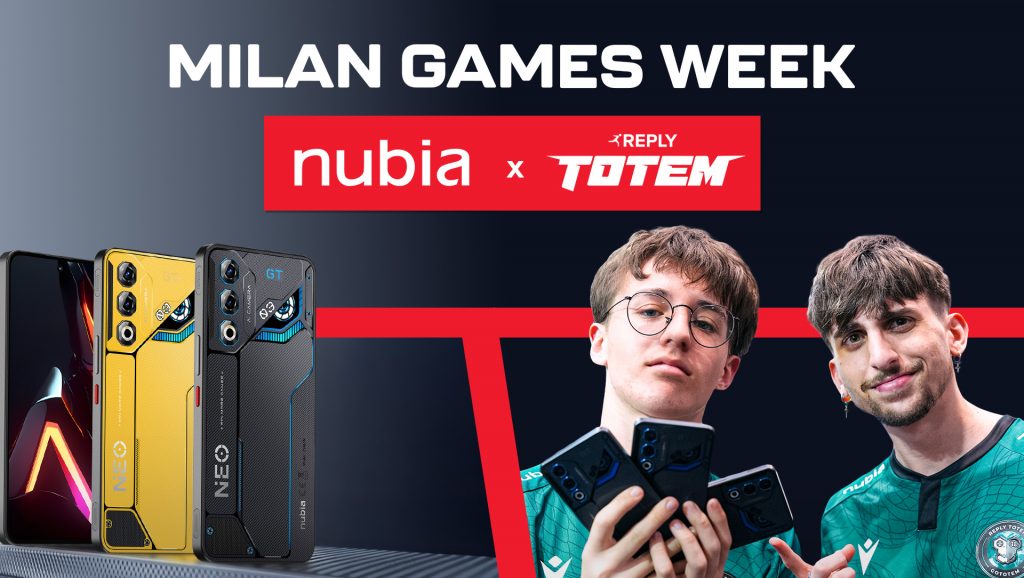 nubia alla Games Week porta il gaming mobile al centro