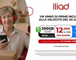 iliad GIGA PRIME: 300GB e Amazon Prime incluso
