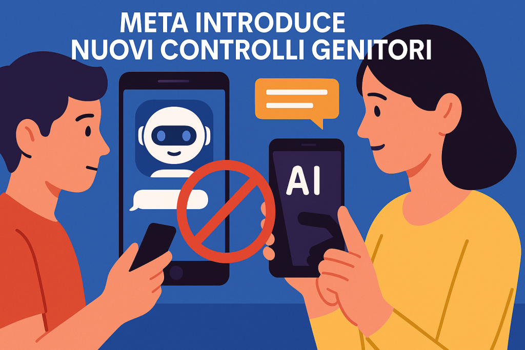 Meta introduce nuovi controlli genitori per i chat-bot AI adolescenti