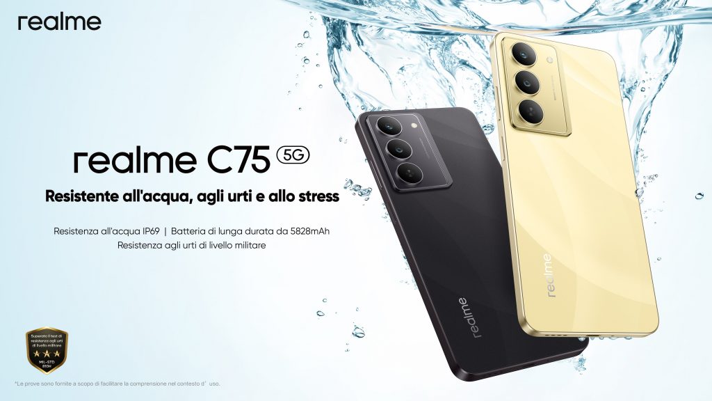 realme C75 5G arriva in Italia a prezzo super