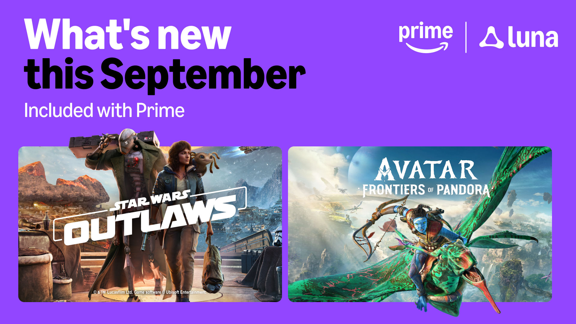 Amazon Luna si aggiorna: arrivano Star Wars, Avatar e Remote Play