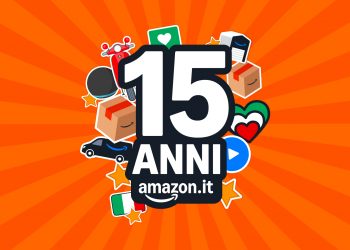 Amazon festeggia 15 anni in Italia con tre giorni di offerte esclusive