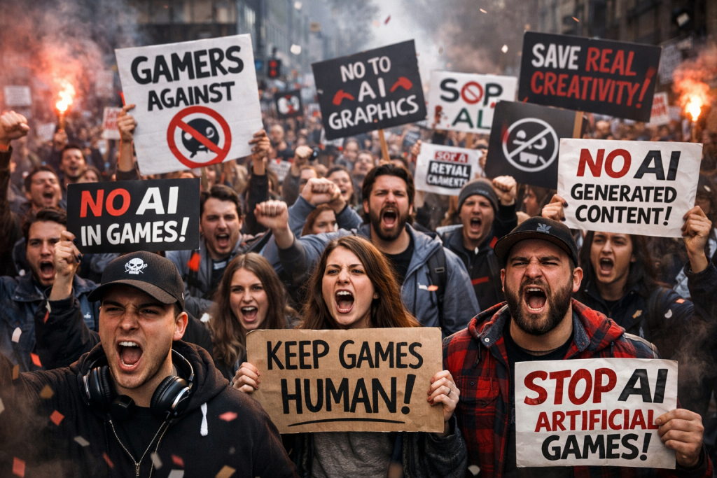 Giochi e AI: proteste che cancellano progetti