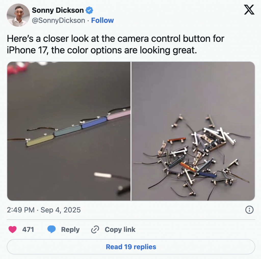 iPhone 17 Pro potrebbe arrivare in colorazione arancione