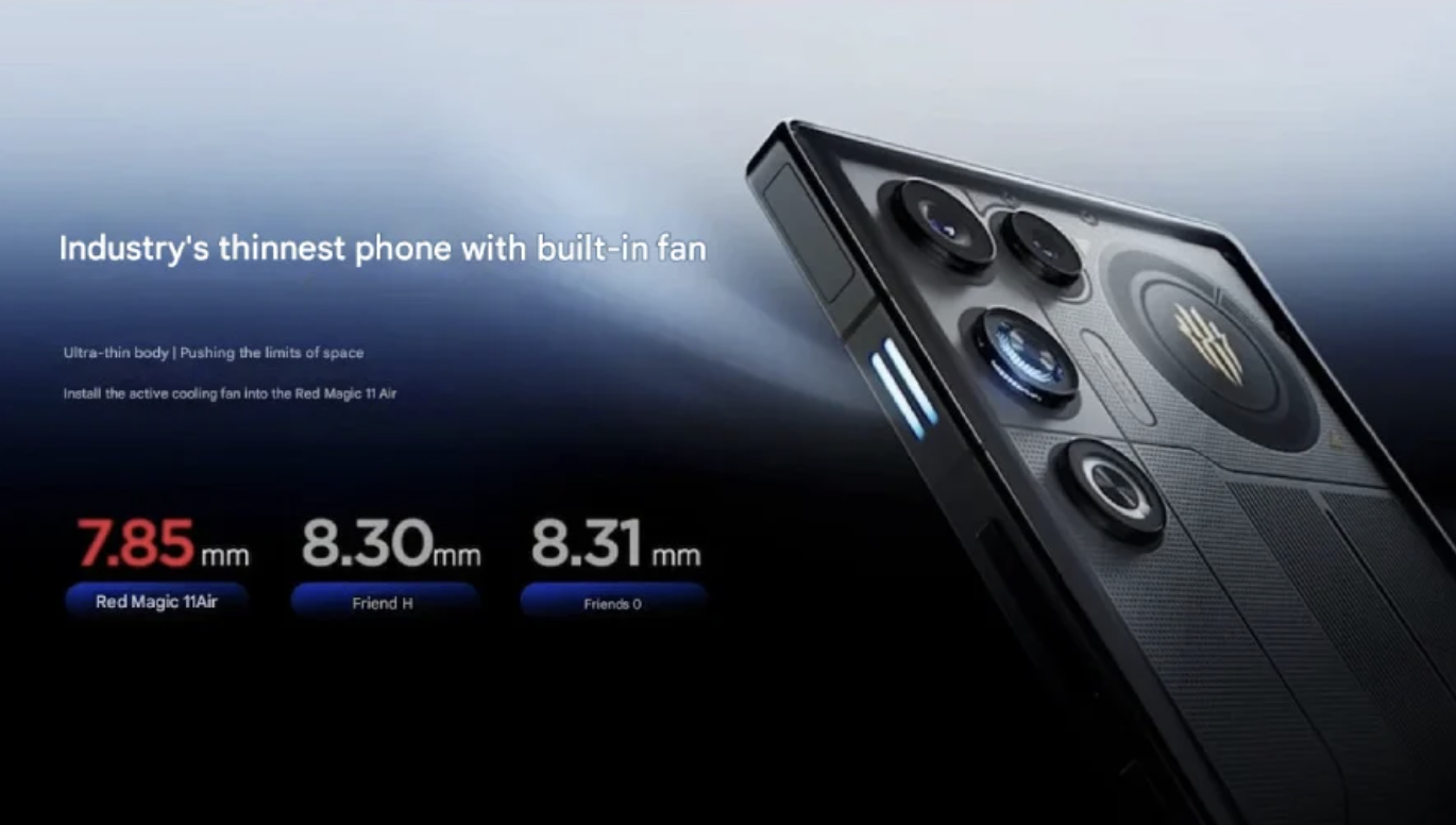 RedMagic 11 Air debutta con Snapdragon 8 Elite Gen 5
