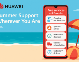 Huawei garantisce assistenza anche sotto l’ombrellone