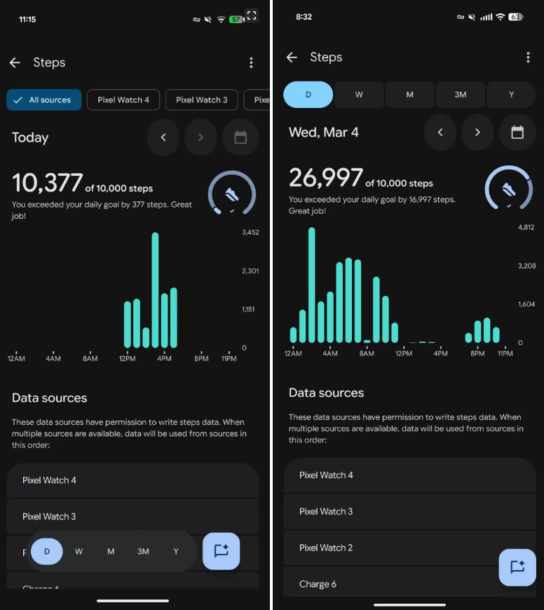 Fitbit Material 3: interfaccia già cambiata