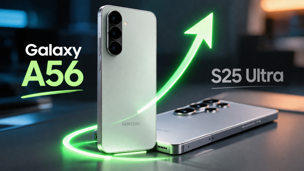 Galaxy A56 vende più di S25 Ultra
