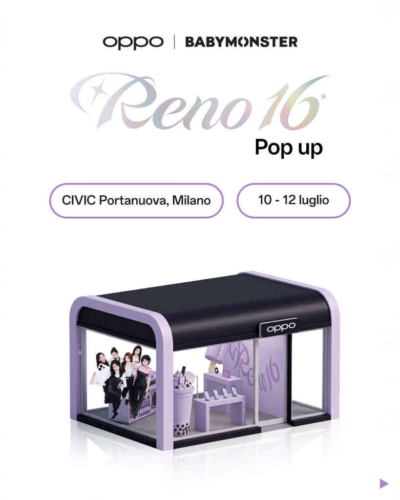 OPPO e BABYMONSTER portano Reno16 Series a Milano