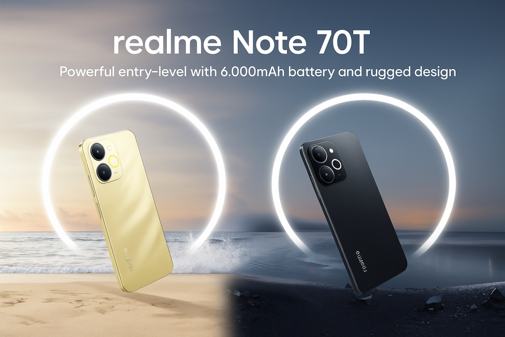 Realme Note 70T è ufficiale