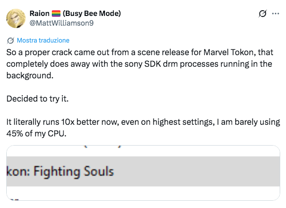 Marvel Tōkon: la versione crackata sembra girare meglio su PC