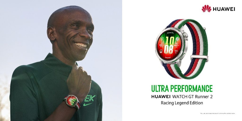 Eliud Kipchoge presenta HUAWEI WATCH GT Runner 2 Racing Legend Edition